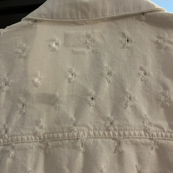 Isabel Marant Etoile Denim white distressed jacket - Picture 5 of 6